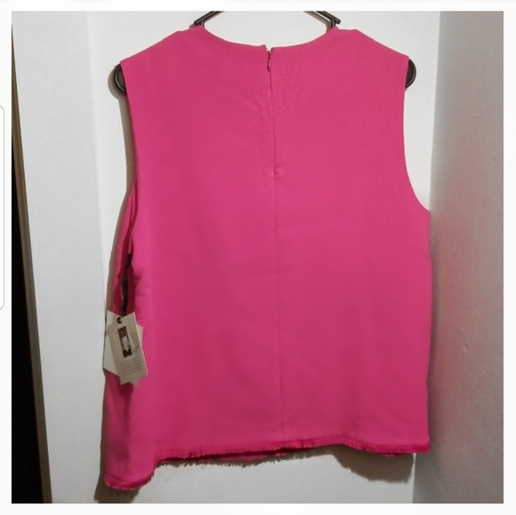 Victoria Beckham pink sleeveless top - Picture 2 of 7